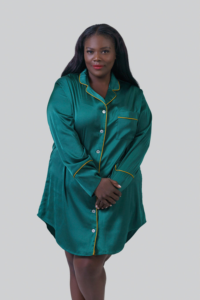 SATIN SLEEPSHIRT - AMOUR781