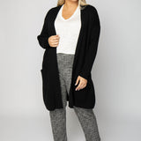 OPEN FRONT CARDIGAN SWEATER plus-size - AMOUR781