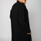 OPEN FRONT CARDIGAN SWEATER plus-size - AMOUR781