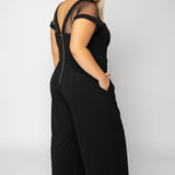 ILLUSION JUMPSUIT plus-size - AMOUR781