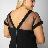 ILLUSION JUMPSUIT plus-size - AMOUR781