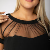 ILLUSION JUMPSUIT plus-size - AMOUR781