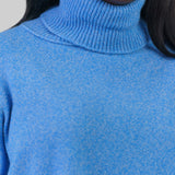 CLARA LOOSE FITTING TURTLENECK SWEATER IN WOOL AND CASHMERE plus-size - AMOUR781