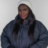 CASHMERE CABLE HAT plus-size - AMOUR781