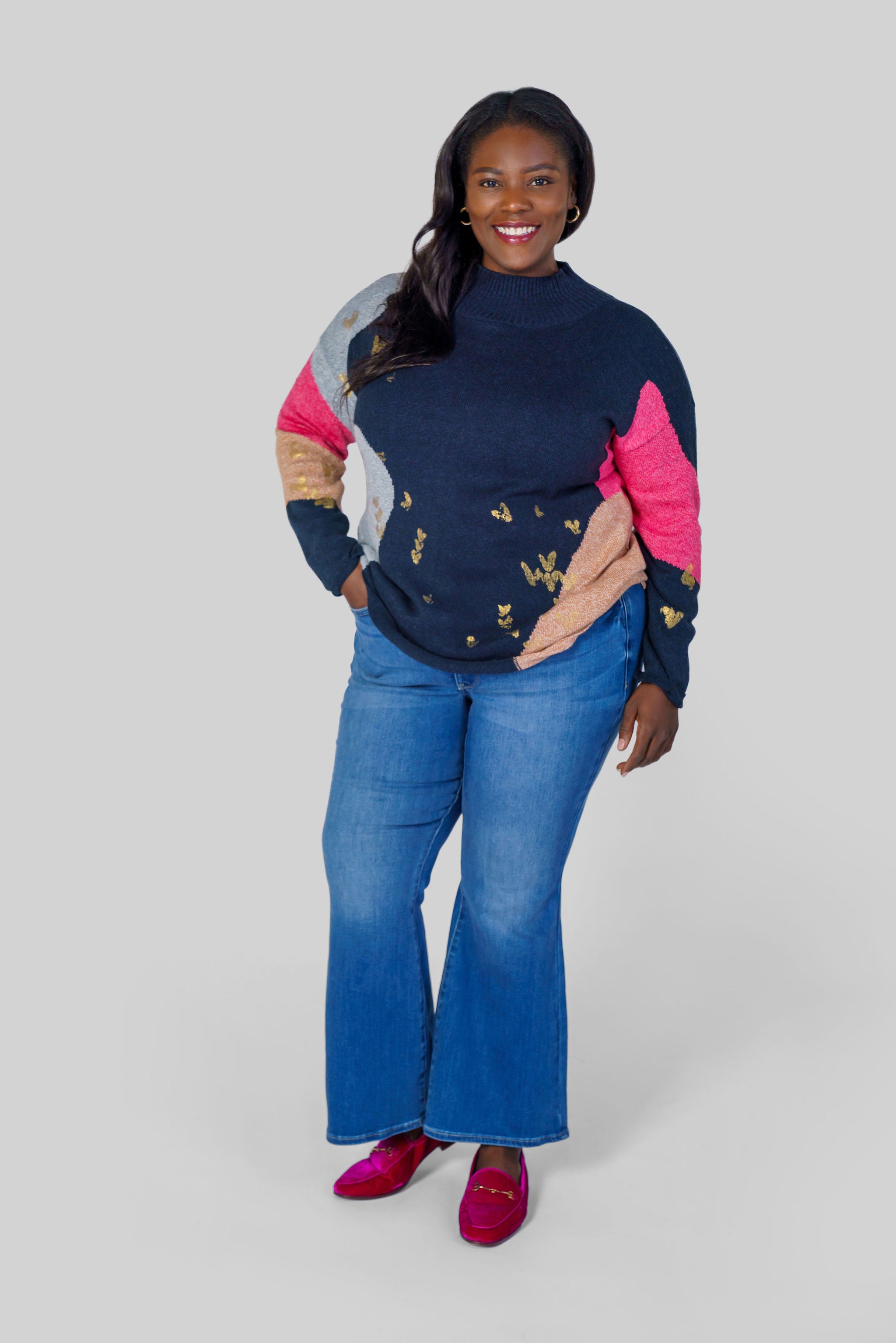 GLOWING EMBERS SWEATER plus-size - AMOUR781