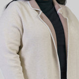 COOL NIGHTS REVERSIBLE KNIT JACKET - AMOUR781