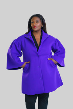 BELL SLEEVE LADY COAT plus-size - AMOUR781