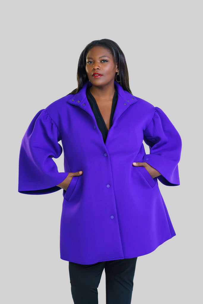 BELL SLEEVE LADY COAT - AMOUR781