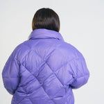 PUFFER JACKET WITH SCARF plus-size - AMOUR781
