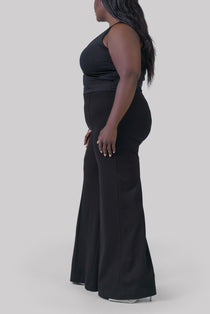 PONTE KNIT WIDE LEG PANT plus-size - AMOUR781