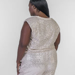 SEQUIN BUBBLE TANK plus-size - AMOUR781
