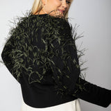 LEXIA FEATHER SWEATER plus-size - AMOUR781