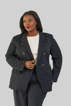 MICHELLE JACKET WITH CHAIN plus-size - AMOUR781