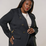MICHELLE JACKET WITH CHAIN plus-size - AMOUR781