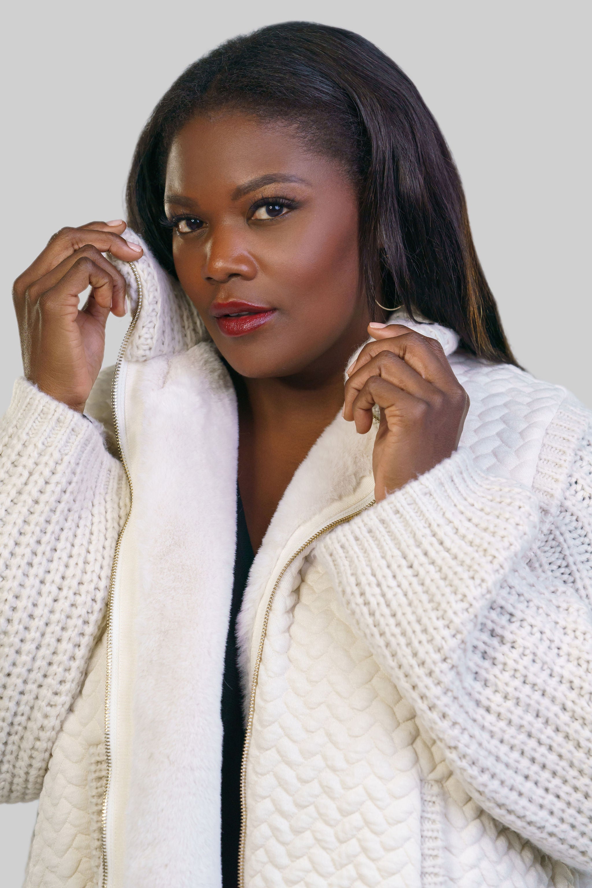 SWING ZIP UP plus-size - AMOUR781