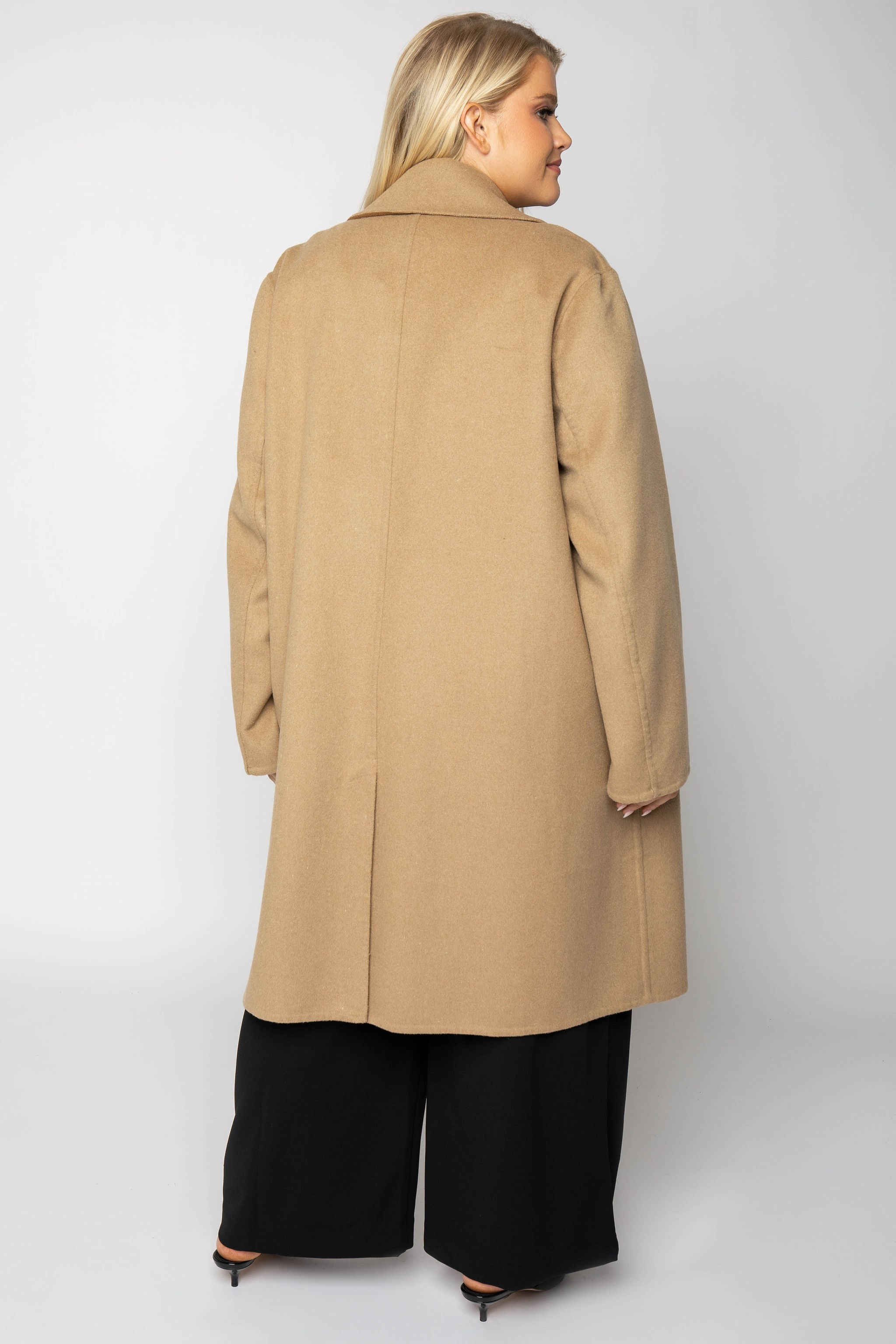 CLASSIC STRAIGHT COAT plus-size - AMOUR781