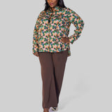 WILD PRIMROSE SLIM FITTED BLOUSE plus-size - AMOUR781