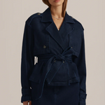 THE CROPPED CHARLES TRENCH plus-size - AMOUR781