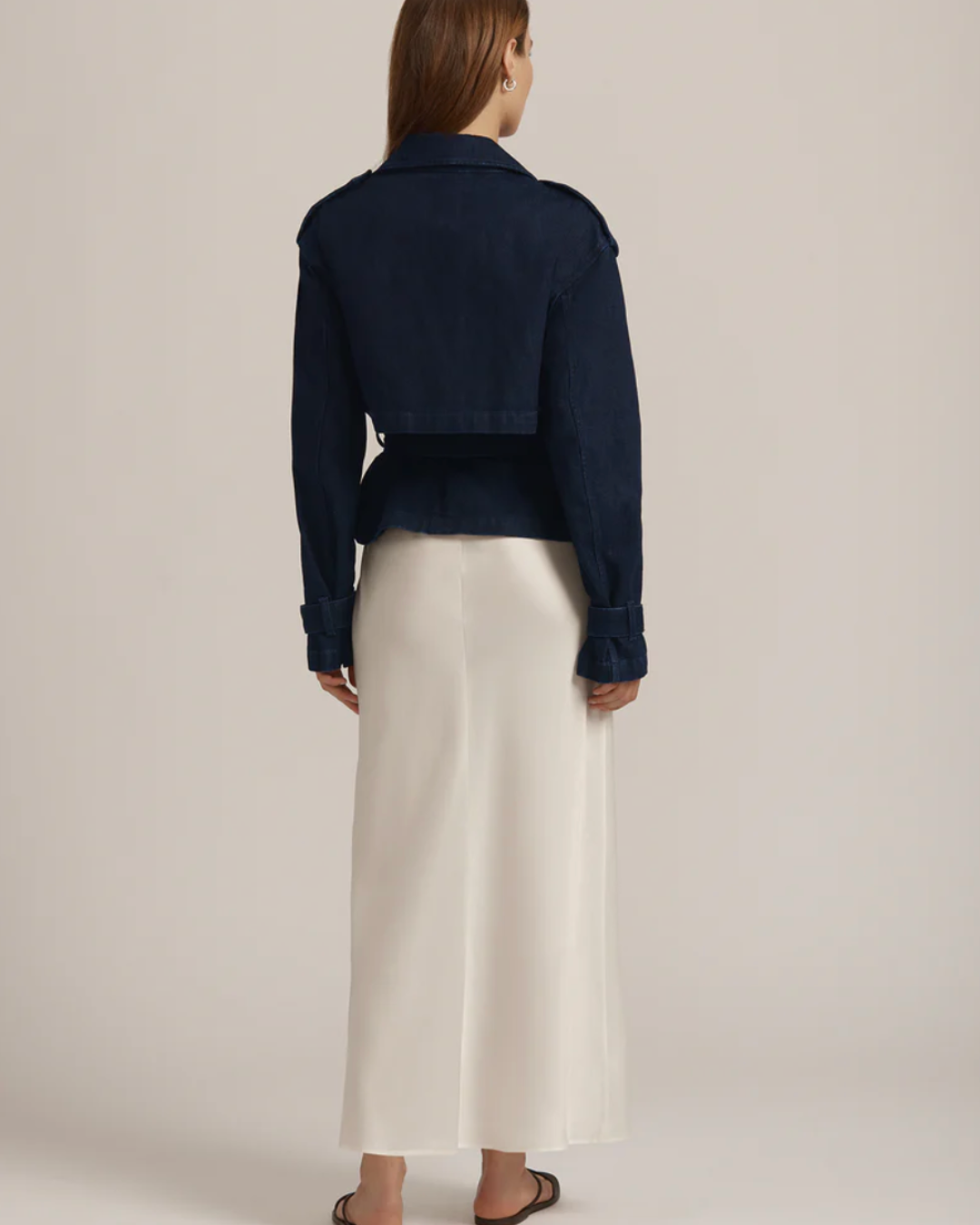 THE CROPPED CHARLES TRENCH plus-size - AMOUR781