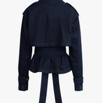 THE CROPPED CHARLES TRENCH plus-size - AMOUR781
