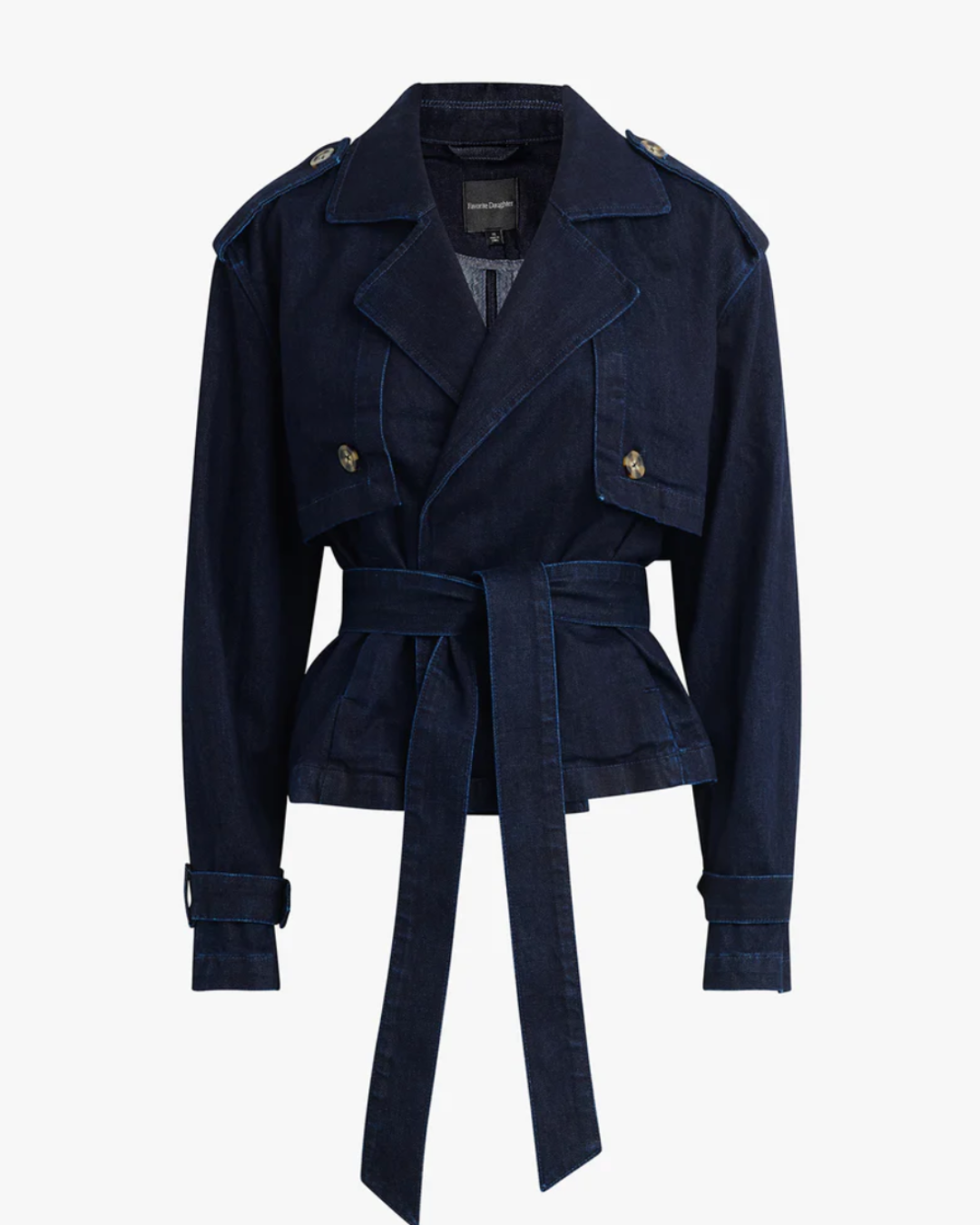 THE CROPPED CHARLES TRENCH plus-size - AMOUR781