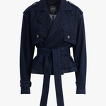 THE CROPPED CHARLES TRENCH plus-size - AMOUR781