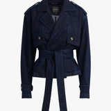 THE CROPPED CHARLES TRENCH plus-size - AMOUR781