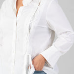 NAOMI LACE UP TOP plus-size - AMOUR781