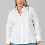 NAOMI LACE UP TOP plus-size - AMOUR781