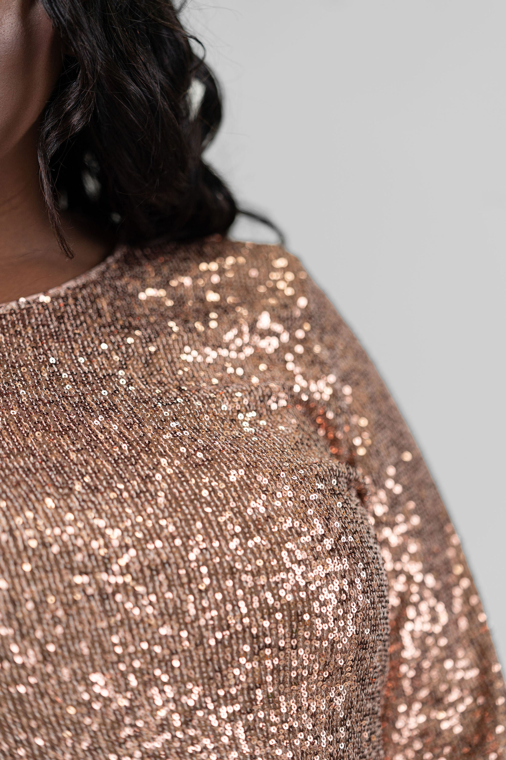 SEQUIN MINI DRESS plus-size - AMOUR781