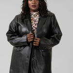 BETTER THAN LEATHER BLAZER plus-size - AMOUR781