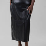 BETTER THAN LEATHER PENCIL SKIRT plus-size - AMOUR781