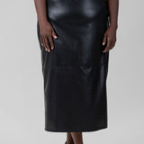 BETTER THAN LEATHER PENCIL SKIRT plus-size - AMOUR781