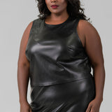 BETTER THAN LEATHER SHELL plus-size - AMOUR781