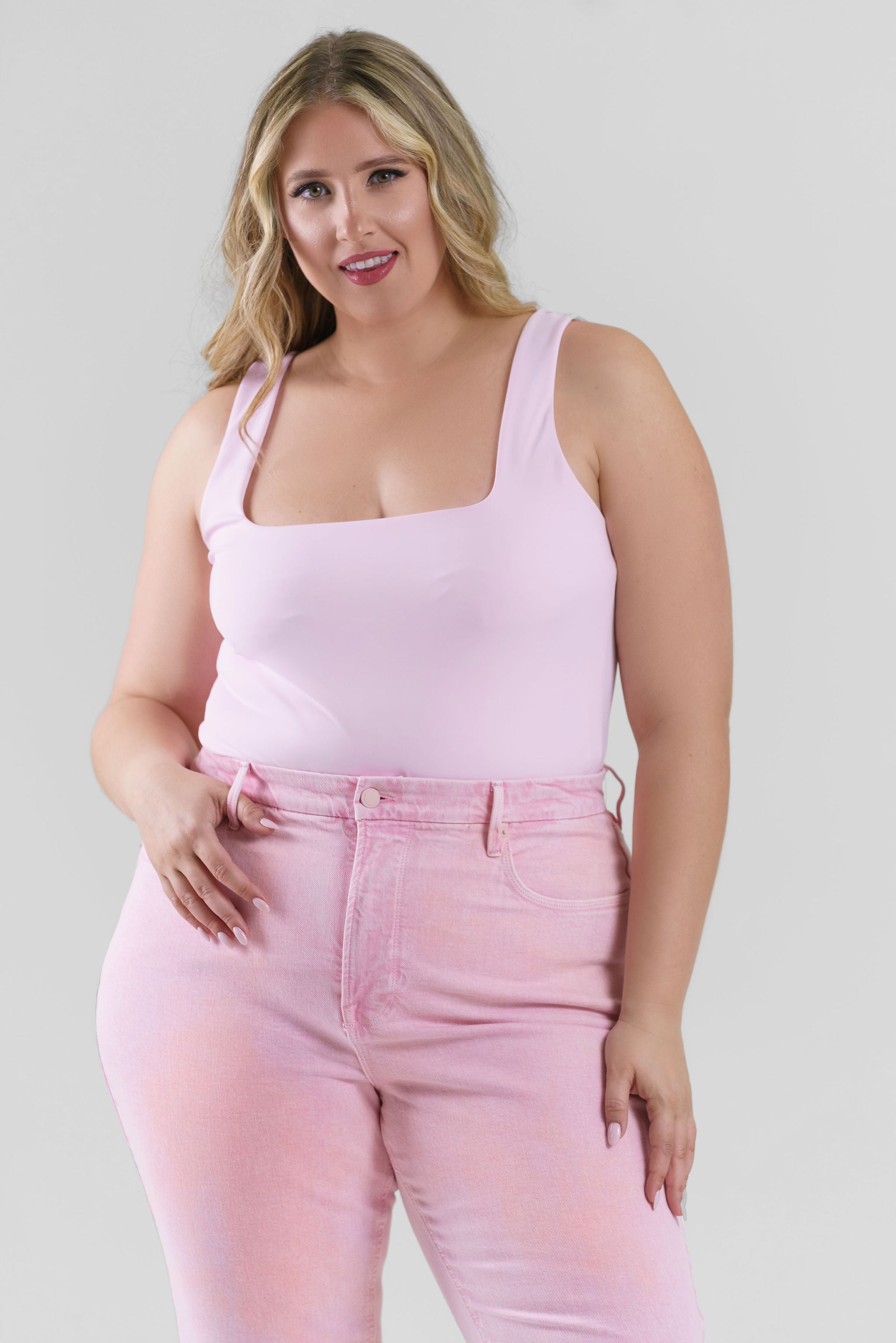 SCUBA MODERN TANK BODYSUIT plus-size - AMOUR781