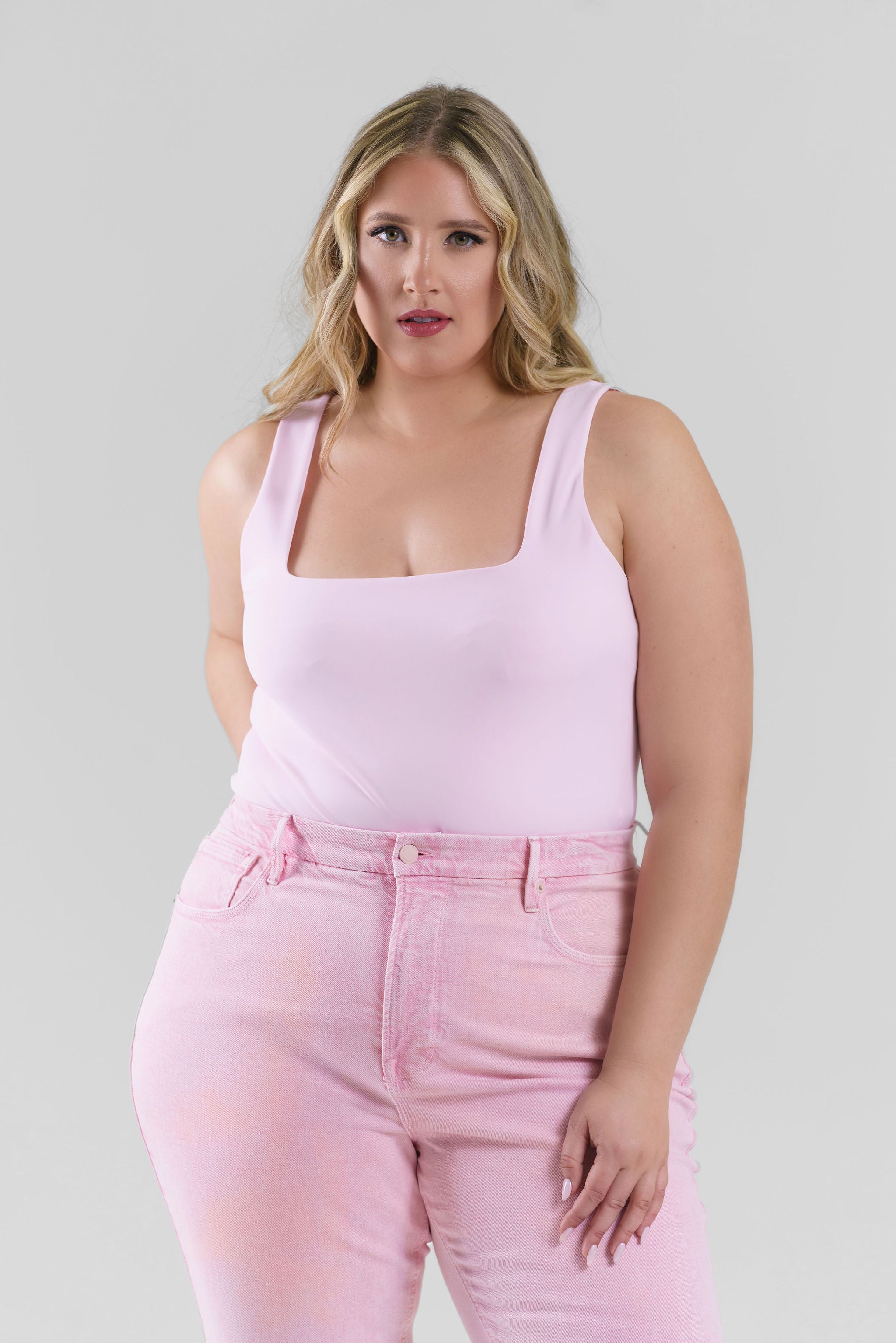 SCUBA MODERN TANK BODYSUIT plus-size - AMOUR781