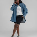 ESSENTIAL SWEETHEART BIKER SHORTS plus-size - AMOUR781