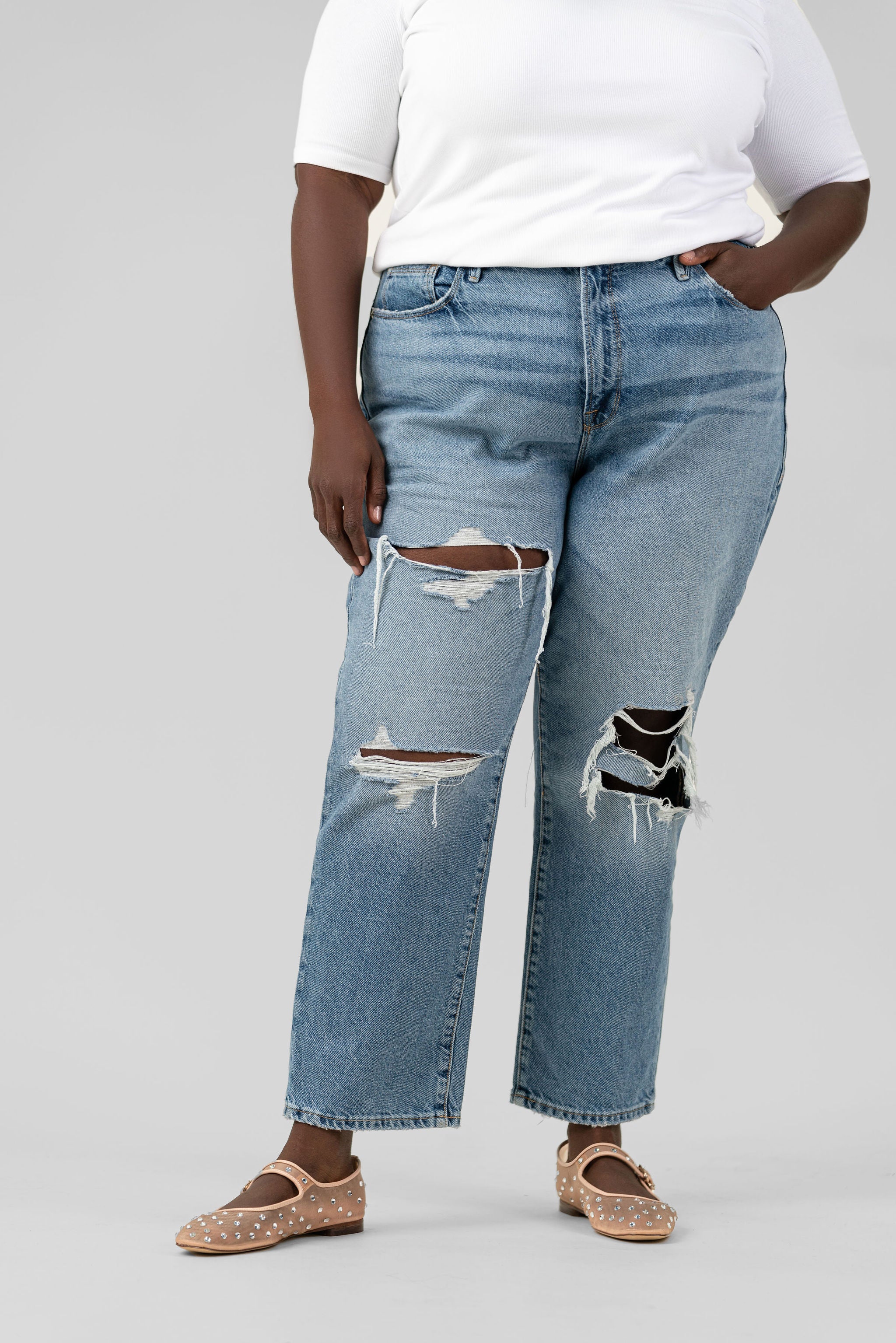GOOD BOY JEANS plus-size - AMOUR781