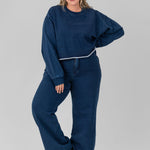 JEANIUS CROPPED SWEATSHIRT plus-size - AMOUR781