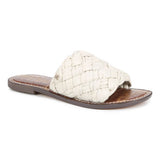 GRIFFIN WOVEN SLIDE SANDAL plus-size - AMOUR781