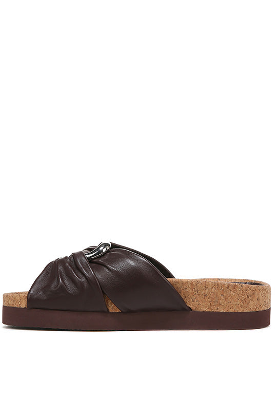 GLO LEATHER SLIDE SANDAL - AMOUR781