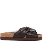 GLO LEATHER SLIDE SANDAL - AMOUR781