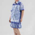JEFFERA PRINTED WOVEN DRESS plus-size - AMOUR781