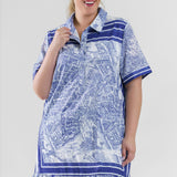 JEFFERA PRINTED WOVEN DRESS plus-size - AMOUR781