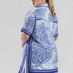 JEFFERA PRINTED WOVEN DRESS plus-size - AMOUR781