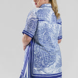 JEFFERA PRINTED WOVEN DRESS plus-size - AMOUR781