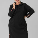 KYLIA HOODIE DRESS plus-size - AMOUR781