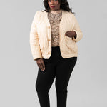 QUILTED PUFFER plus-size - AMOUR781