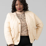 QUILTED PUFFER plus-size - AMOUR781