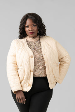 QUILTED PUFFER plus-size - AMOUR781